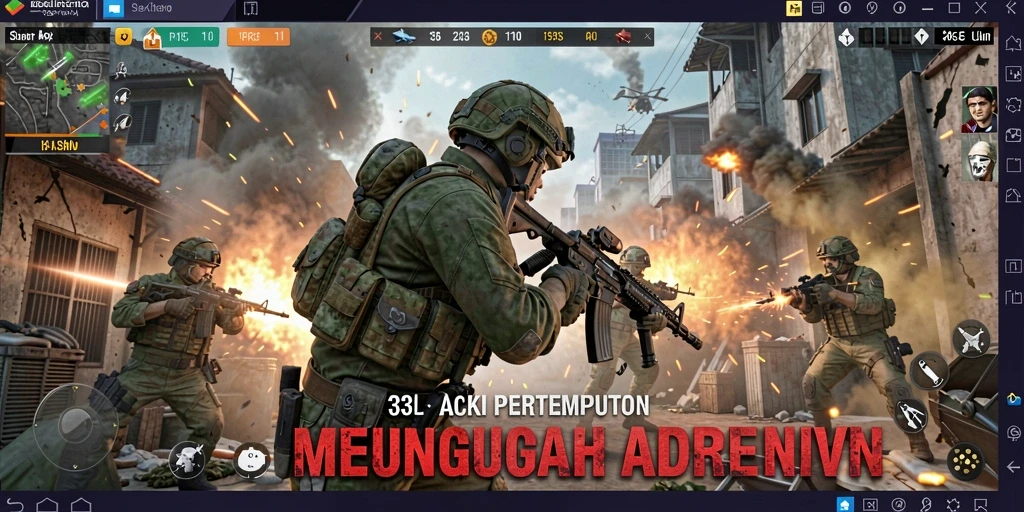 Tampilan gameplay seru dengan grafis menakjubkan di 33L.