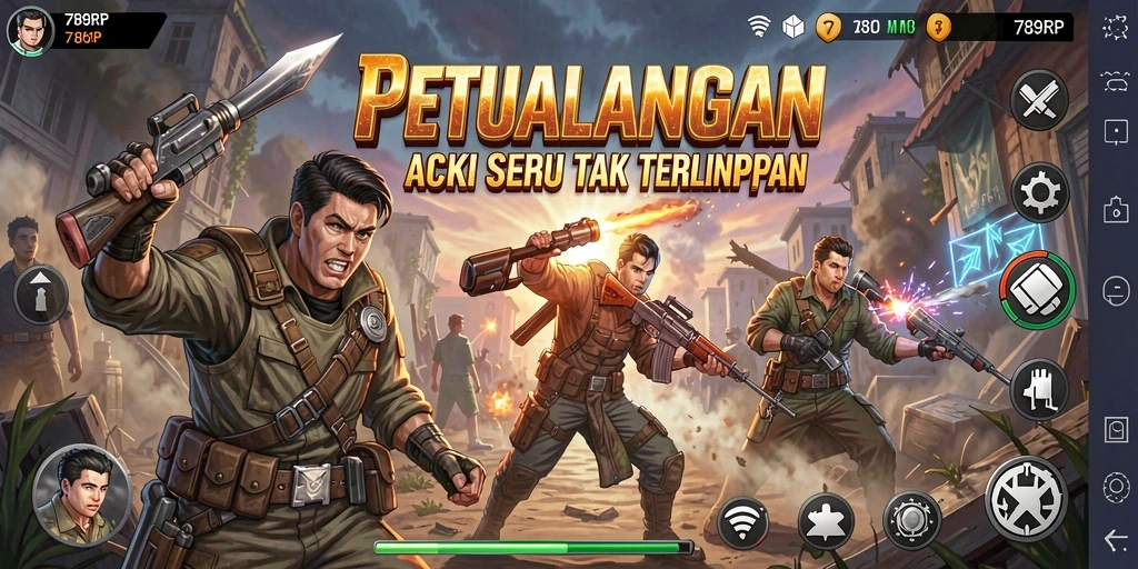 Screenshot aksi seru dalam permainan 789RP yang menggugah semangat.