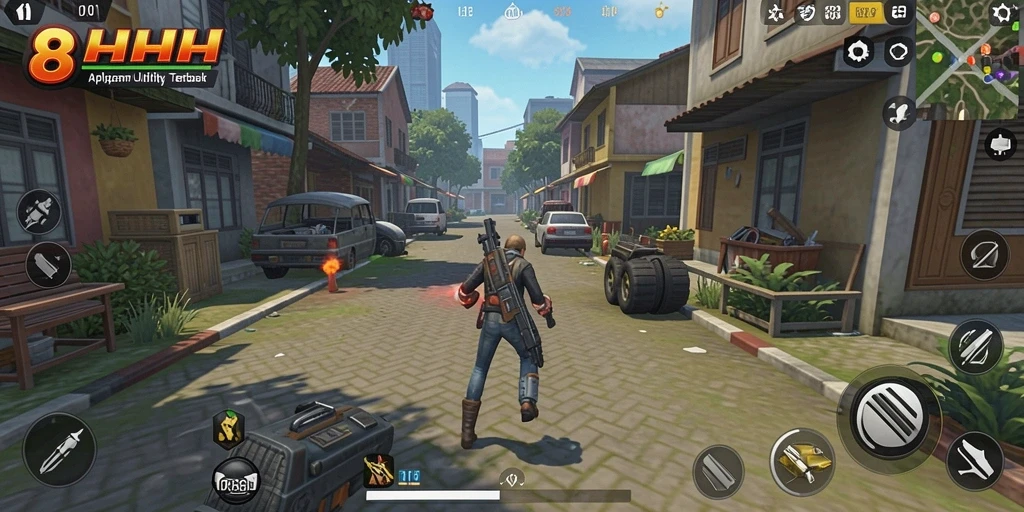Tangkapan layar utama 8HHH menampilkan antarmuka aplikasi Utility yang user-friendly.
