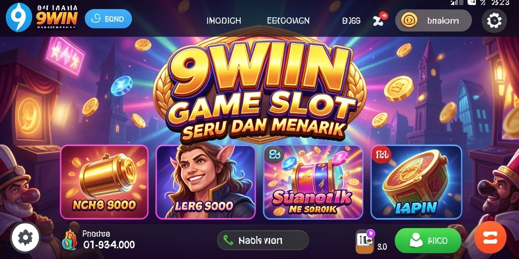 Tampilan gameplay Slot yang mengasyikkan di 9WIN.