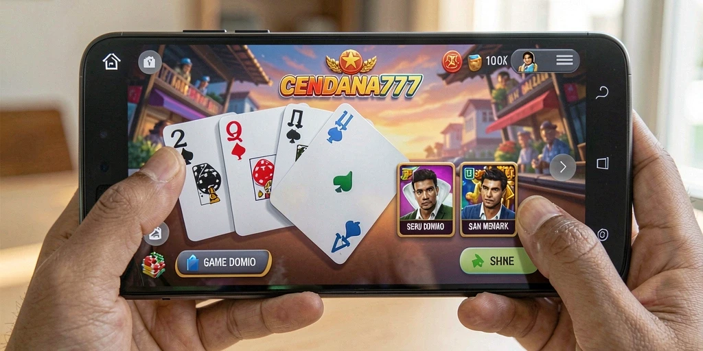 Tampilan menarik dari gameplay CENDANA777 dalam permainan Domino.