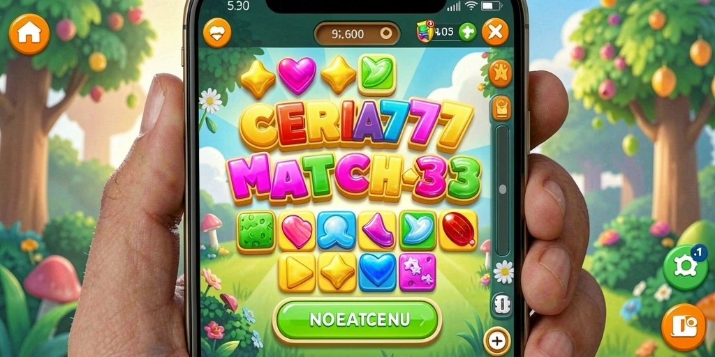 Tampilan gameplay CERIA777 yang seru dan penuh warna.