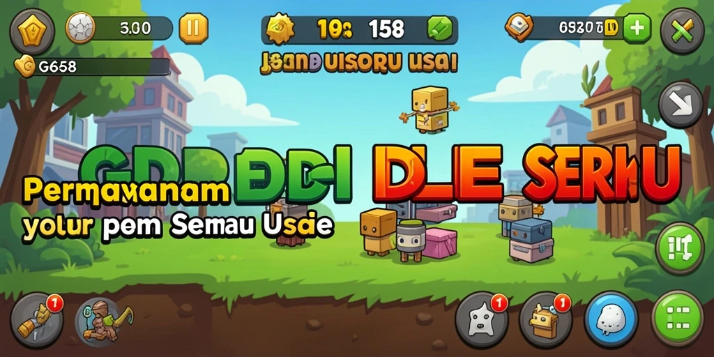 Screenshot gameplay G668 menampilkan aksi seru dalam permainan Idle.