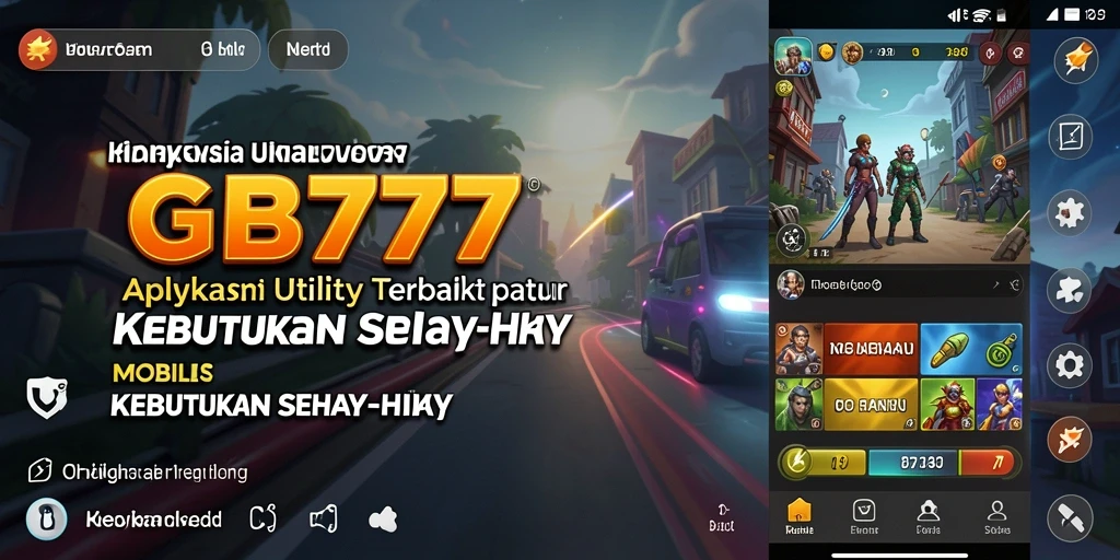 Tampilan utama GB777 dengan fitur Utility terbaik.