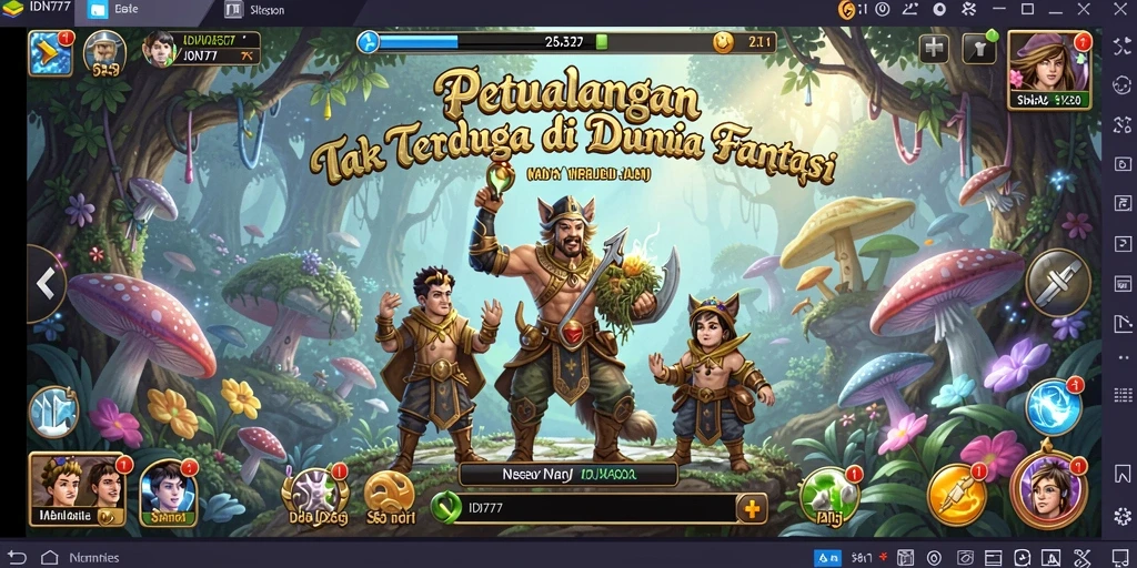 Screenshot gameplay IDN777 menampilkan aksi petualangan yang mendebarkan.