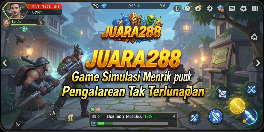 Tampilan gameplay <strong>JUARA288</strong> dengan interaksi pemain yang seru dan menantang.