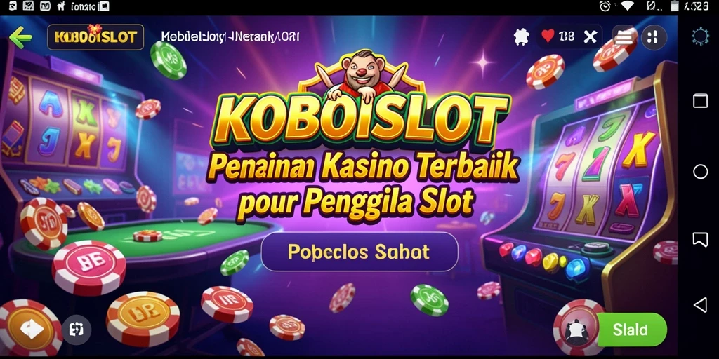 Tampilan gameplay KOBOISLOT dengan grafis yang memukau.