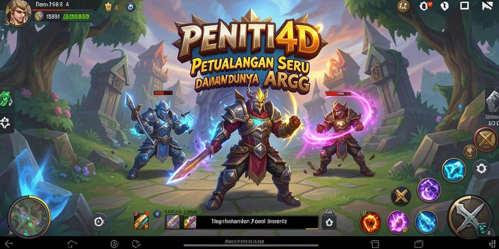 Tampilan gameplay menarik dari PENITI4D yang penuh aksi.