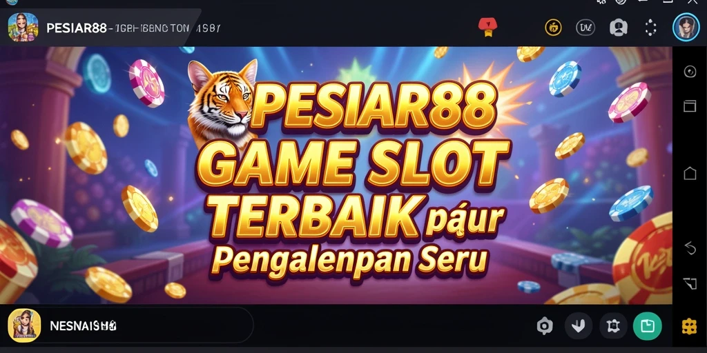 Tampilan permainan Slot PESIAR88 yang menakjubkan dan interaktif.