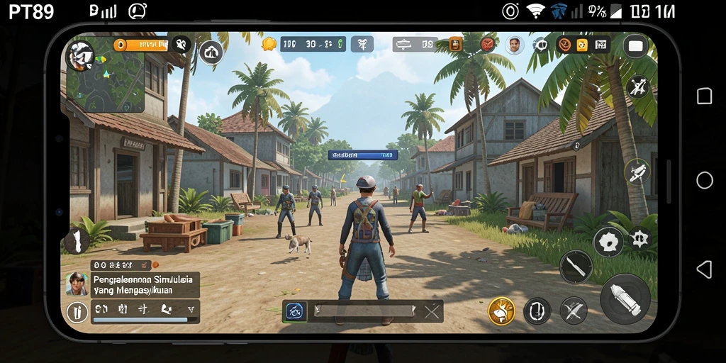 Tampilan gameplay PT89 yang menarik dan menantang.