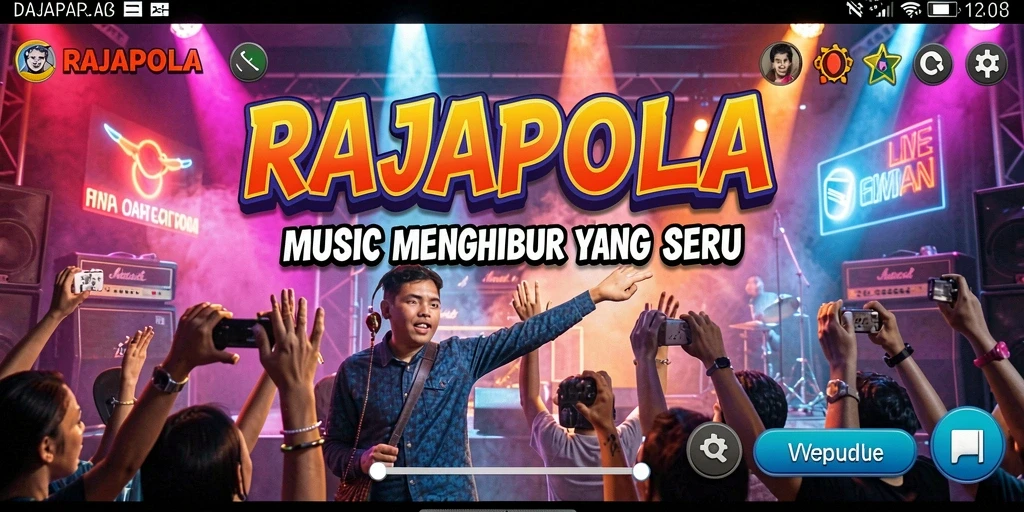 Tampilan gameplay <strong>RAJAPOLA</strong> yang interaktif dan penuh warna.