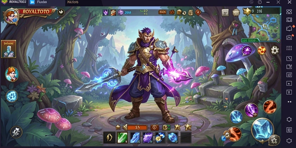 Gameplay menarik ROYALTOTO di dunia fantasi yang memukau.