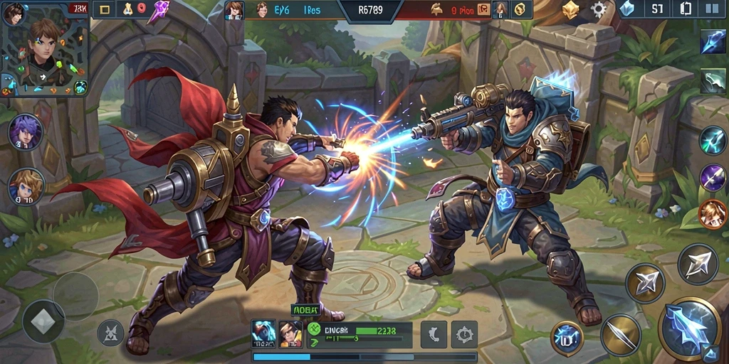 Tampilan gameplay seru dan penuh strategi di RP6789.