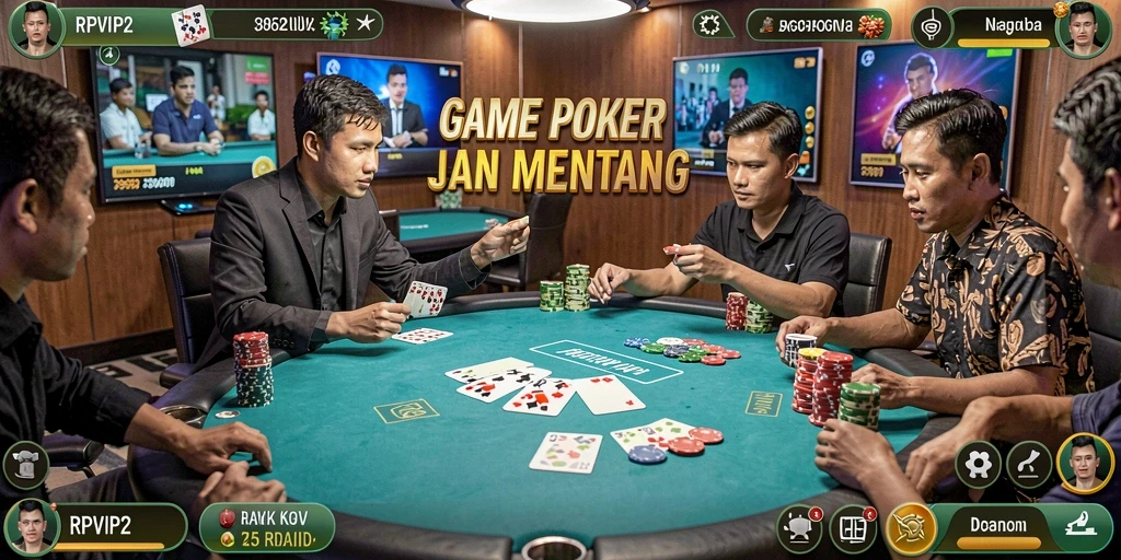 Tampilan screenshot RPVIP2 dengan gameplay Poker yang seru.