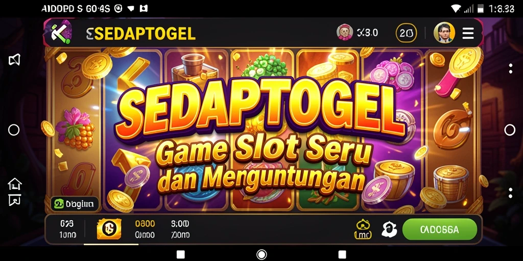 Tampilan gameplay SEDAPTOGEL yang seru dan menegangkan.