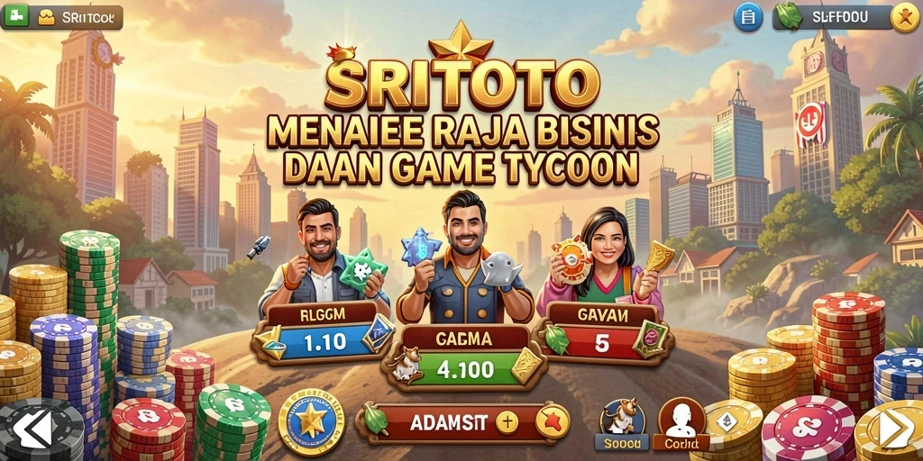 Tampilan gameplay menarik dari SRITOTO yang menggambarkan aktivitas Tycoon.