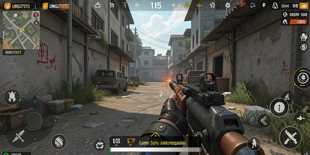 Gameplay mendebarkan di dunia UNGUTOTO yang luas.