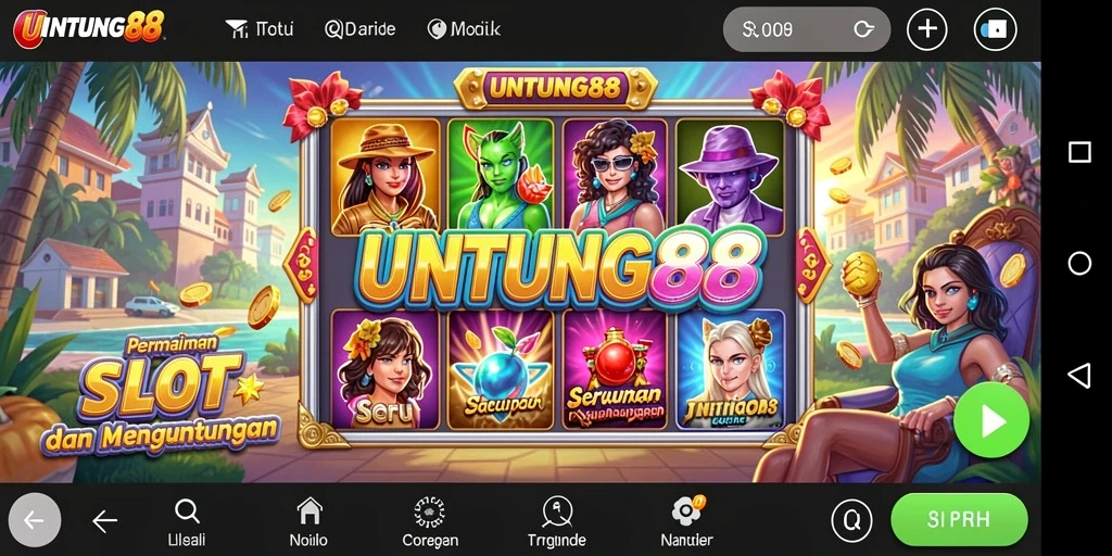Tampilan gameplay UNTUNG88 yang memukau dalam permainan slot.