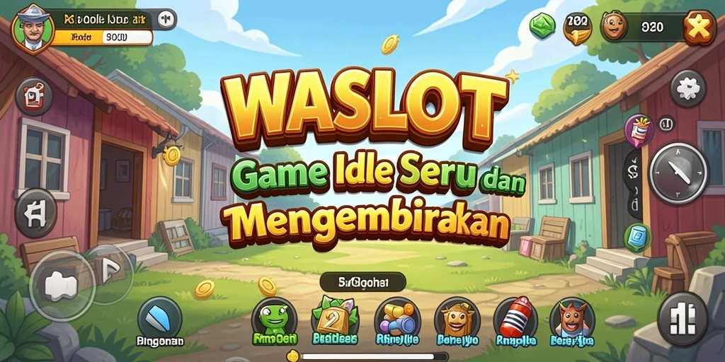 Screenshot utama dari gameplay WASLOT yang menunjukkan fitur Idle yang menarik.